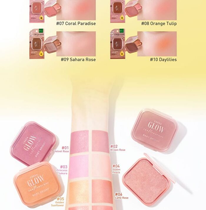 Cheek Glow Sunflower Blush - 04 Queen Peach