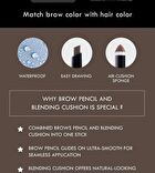 Brow Pencil And Blending Cushion - Dark Blonde