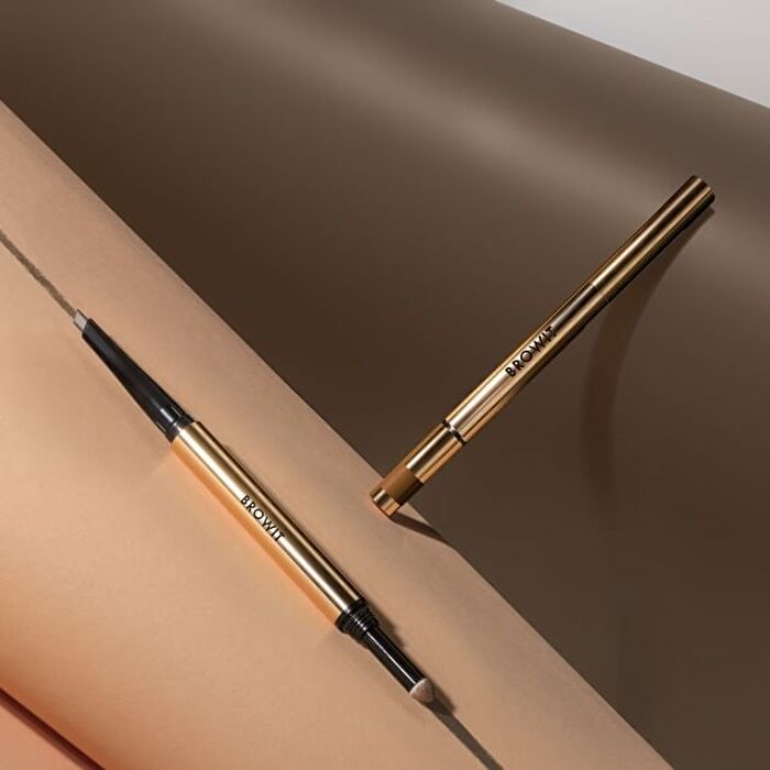 Brow Pencil And Blending Cushion - Dark Blonde