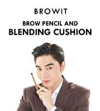 Brow Pencil And Blending Cushion - Natural Brow