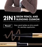 Brow Pencil And Blending Cushion - Natural Brow