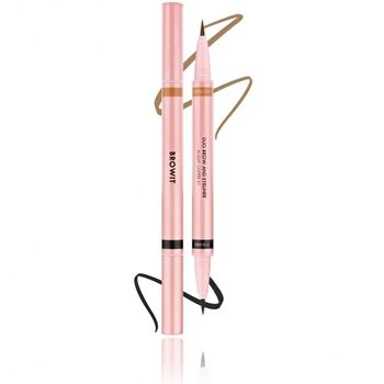 Duo Brow And Eyeliner - 02 Just Coffee