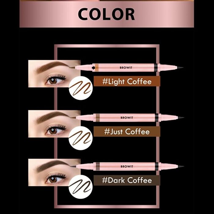 Duo Brow And Eyeliner - 02 Just Coffee