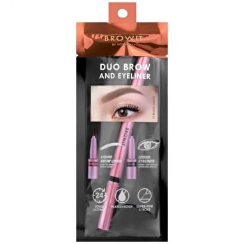 Duo Brow And Eyeliner - 03 Dark Coffee