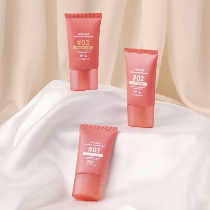 Cover Matte Foundation SPF 15 PA+++ 15ml - 01 Ivory