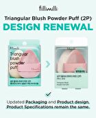 Triangular Blush Power Puff Set - 2025 Version - 3 pcs