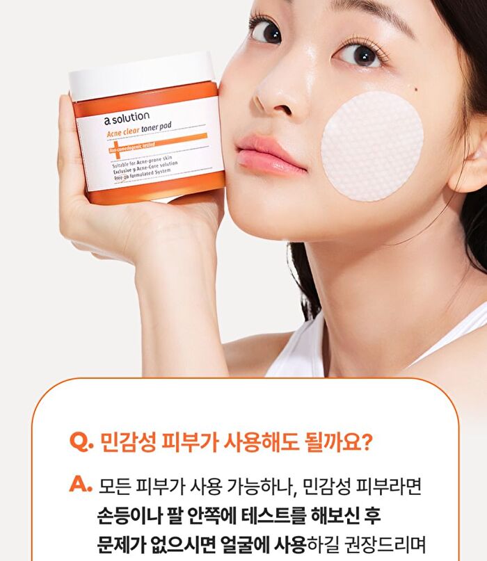 a. solution Acne Clear Toner Pad - 60 pads