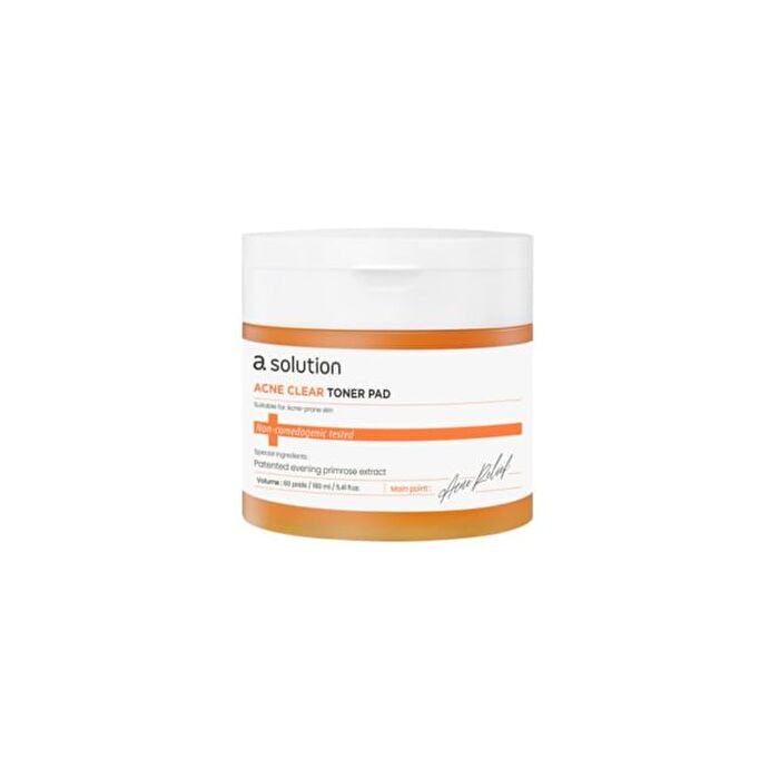 a. solution Acne Clear Toner Pad - 60 pads