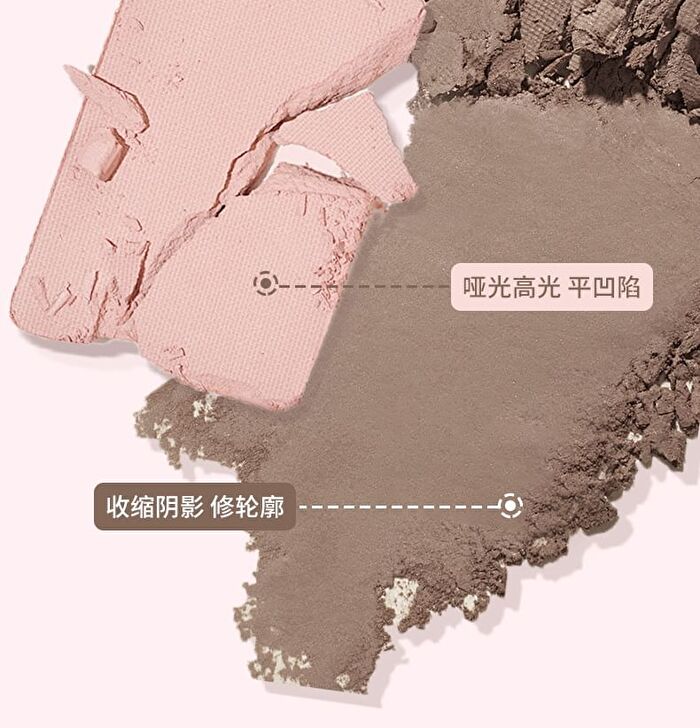 Party Dual-Color Contouring Palette - 2 Types - DO01# Twilight Shadow - 5.6g