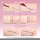 Pinkflash Waterproof Easy Eyeliner - 3 Colors - #RD01 Reddish Brown Wing - 0.6g