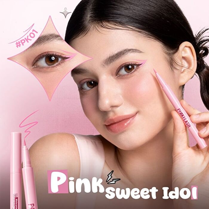 Pinkflash Waterproof Easy Eyeliner - 3 Colors - #RD01 Reddish Brown Wing - 0.6g