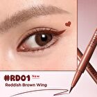 Pinkflash Waterproof Easy Eyeliner - 3 Colors - #RD01 Reddish Brown Wing - 0.6g