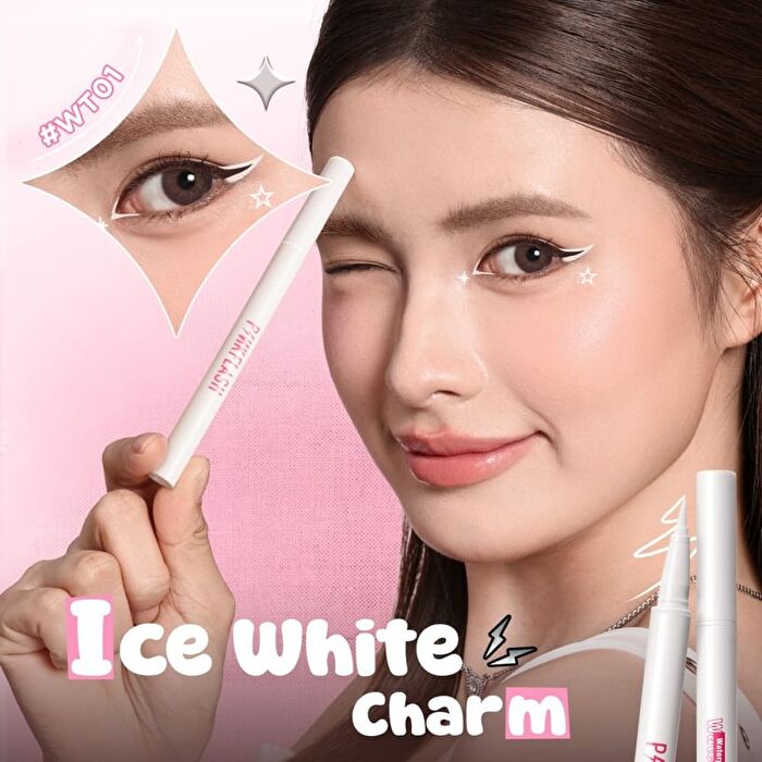 Waterproof Easy Eyeliner - 3 Colors - #WT01 Ice White Charm - 0.6g