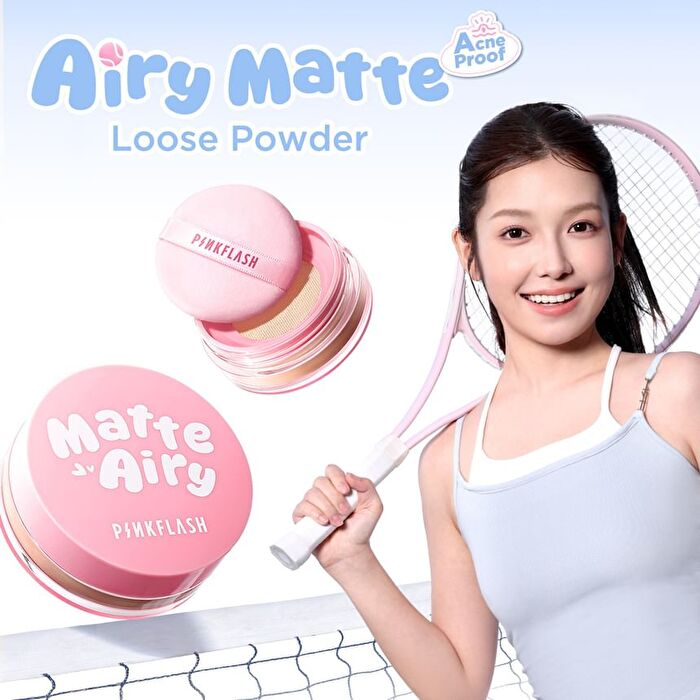 Pinkflash Airy Matte Loose Powder - 3 Colors - #NU01 Translucent - 5g