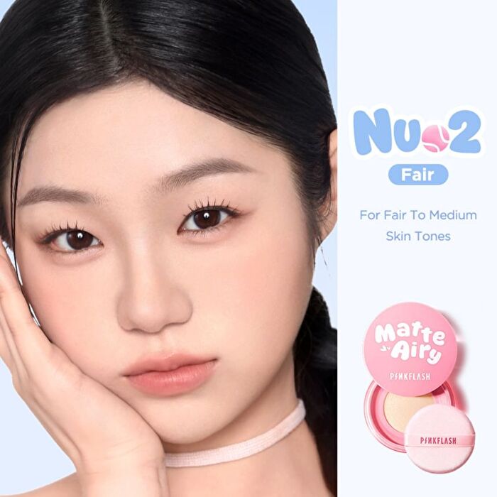 Pinkflash Airy Matte Loose Powder - 3 Colors - #NU01 Translucent - 5g