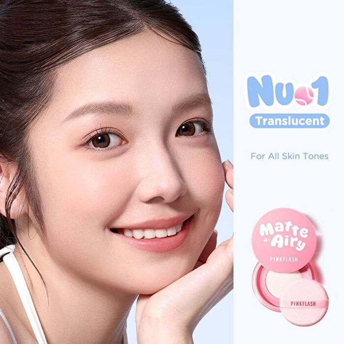Pinkflash Airy Matte Loose Powder - 3 Colors - #NU03 Natural - 5g