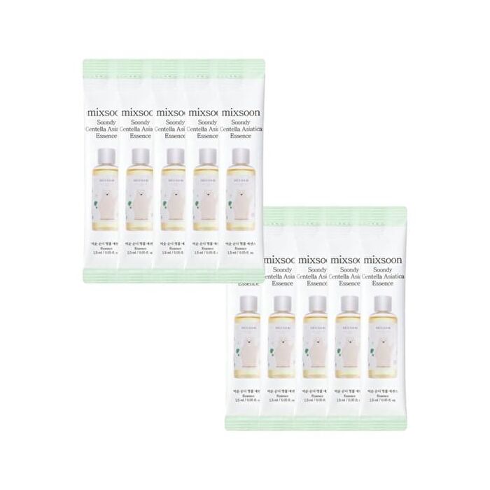 mixsoon Soondy Centella Asiatica Essence Stick Pouch Set 10pcs - 1.5ml x 10 sticks
