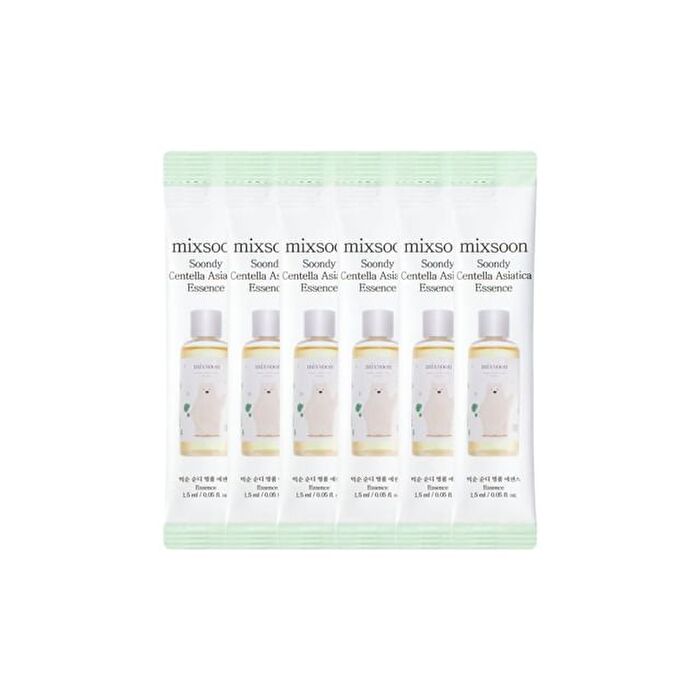 mixsoon Soondy Centella Asiatica Essence Stick Pouch Set 6pcs - 1.5ml x 6 sticks