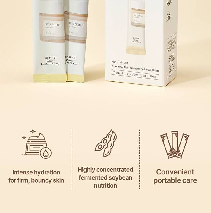 mixsoon Bean Cream Stick Pouch Set 6pcs - 1.5ml x 6 sticks