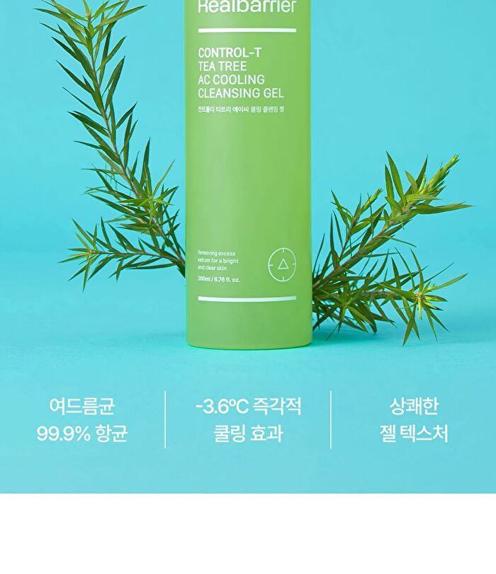 Control-T Tea Tree AC Cooling Cleansing Gel - 200ml