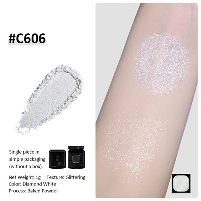 Customizable Single-Color Eyeshadow Palette - 23 Colors - #E002 - 1.1g
