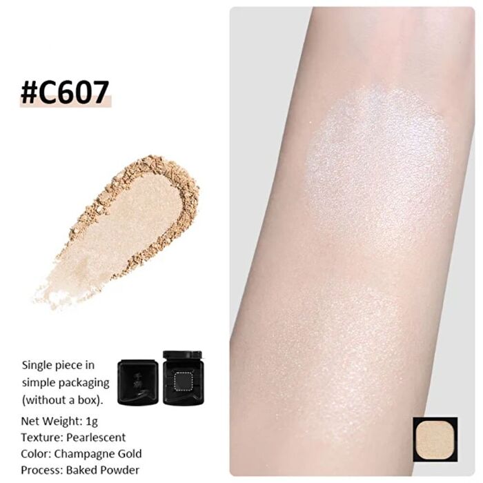 Customizable Single-Color Eyeshadow Palette - 23 Colors - #E008 - 0.9g