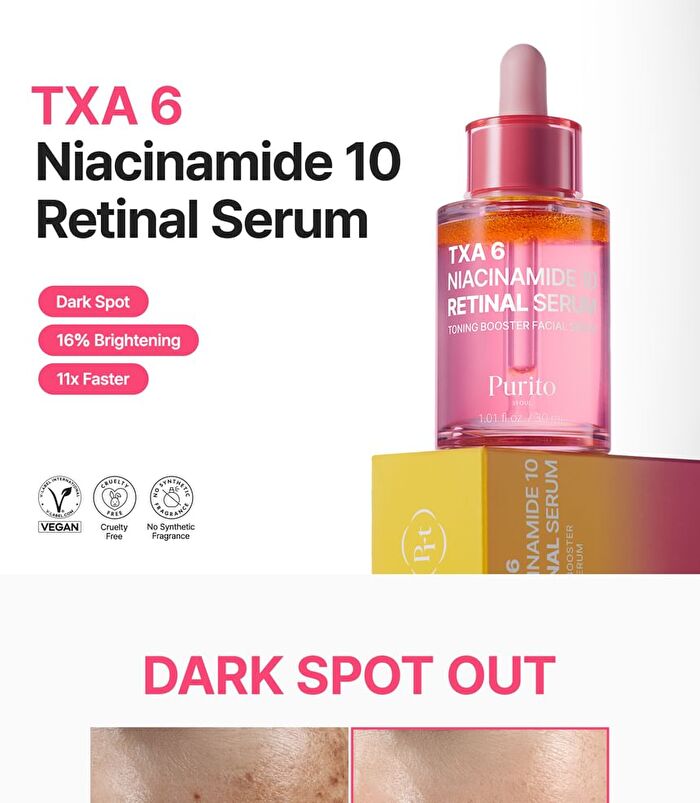 TXA 6 Niacinamide 10 Retinal Serum - 30ml