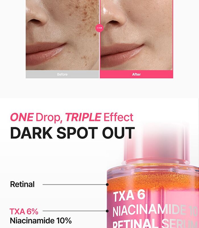 TXA 6 Niacinamide 10 Retinal Serum - 30ml