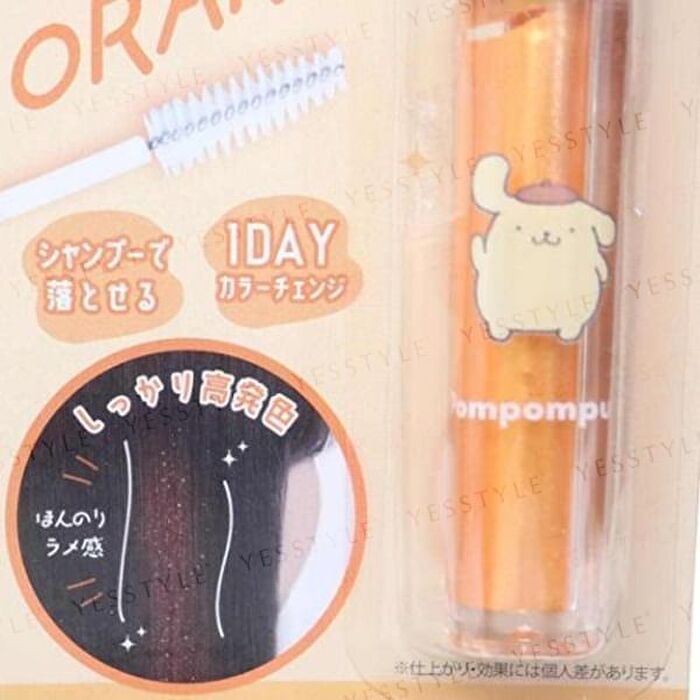 Sanrio Pompompurin Hair Color Mascara Orange - 1 pc
