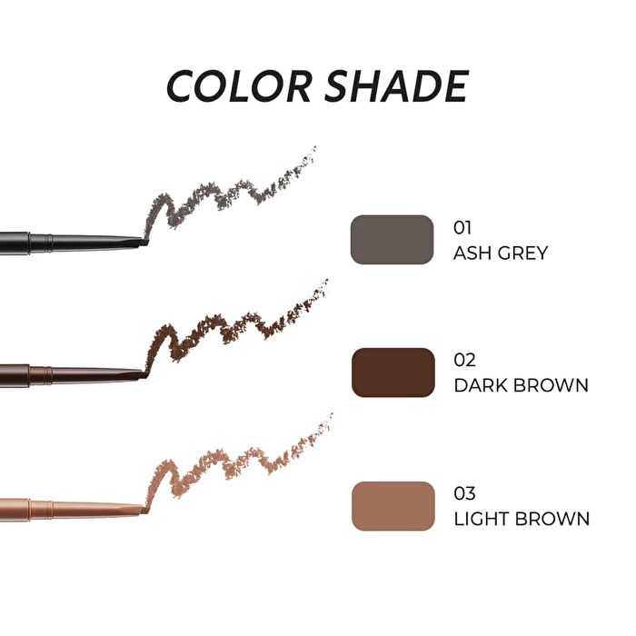Defining Slim Pencil Eyebrow - 3 Colors - #01 Ash Gray