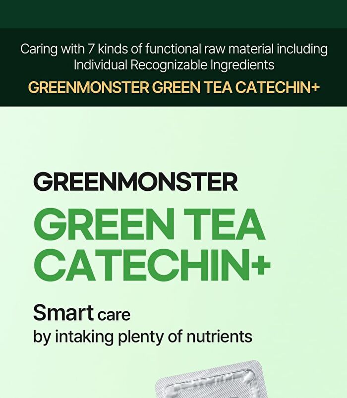 Green Monster Green Tea Catechin+ - 2025 Version - 300mg X 56 Tablets