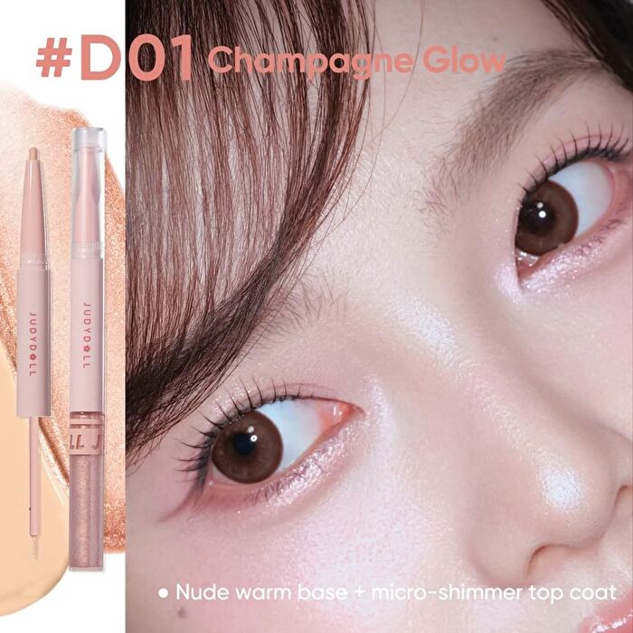 Double Under Eyeliner - 2 Colors - #D02 Soft Warm Nude