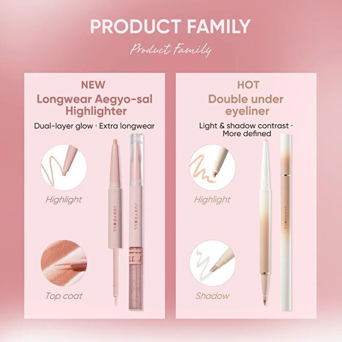 Double Under Eyeliner - 2 Colors - #D02 Soft Warm Nude