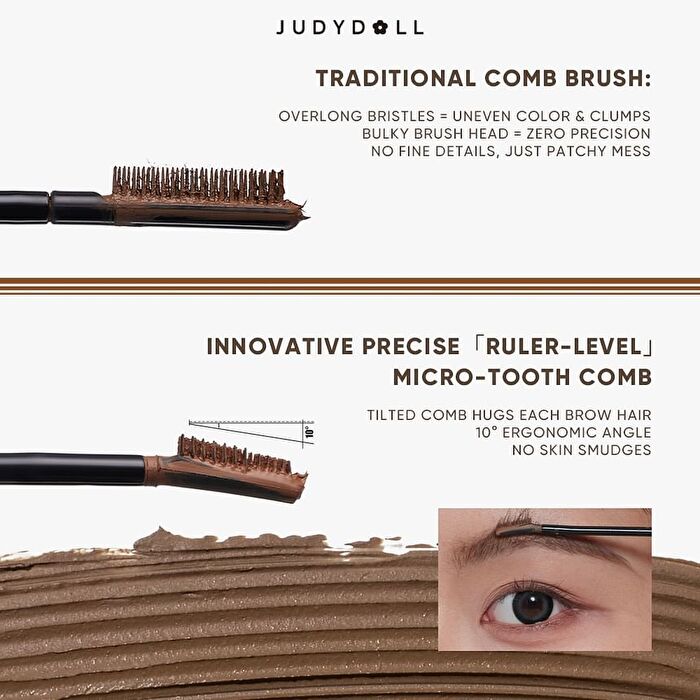 Precision Brow Mascara - 4 Colors - #P02 Natural Brown - 4.5g