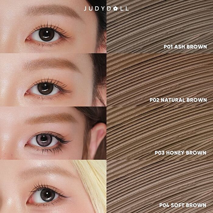 Precision Brow Mascara - 4 Colors - #P02 Natural Brown - 4.5g