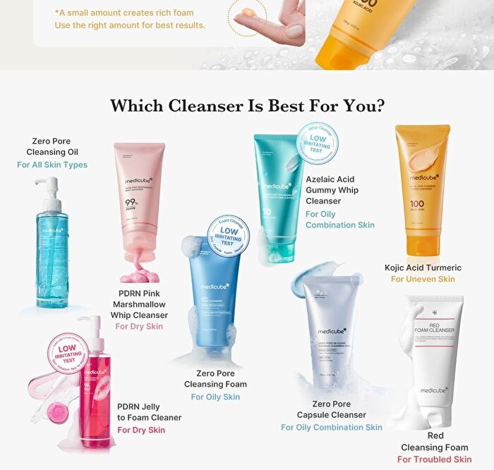 Kojic Acid Turmeric Toning Cleanser - 120g