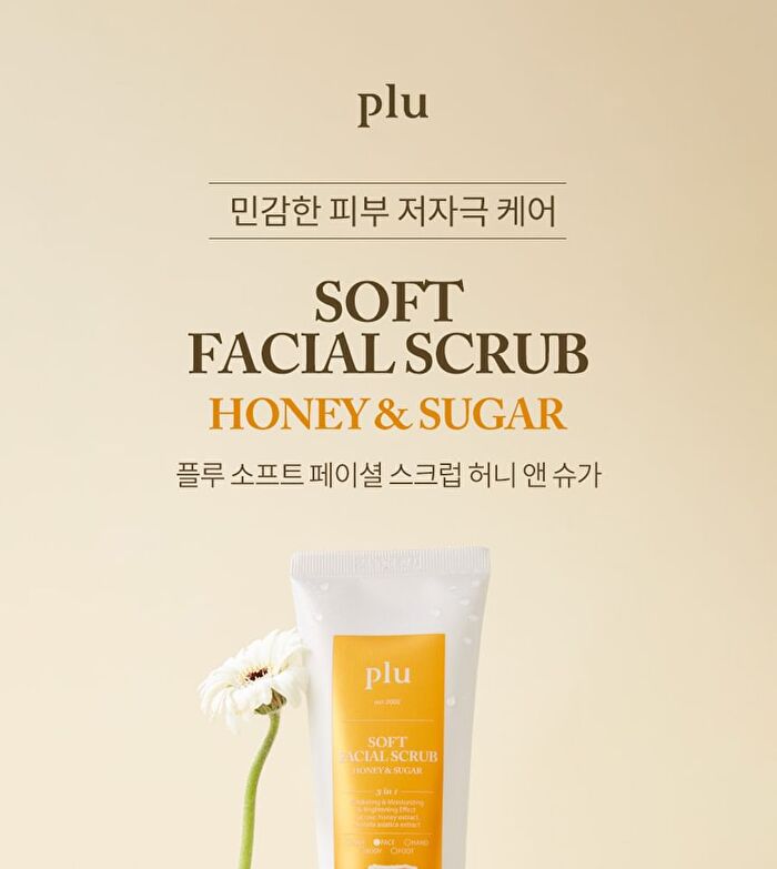 Soft Facial Scrub Honey & Sugar - 100g