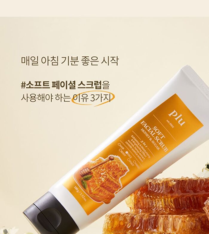 Soft Facial Scrub Honey & Sugar - 100g