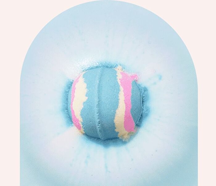 Bubble Bath Bomb - 3 Types - Moonlight Peach