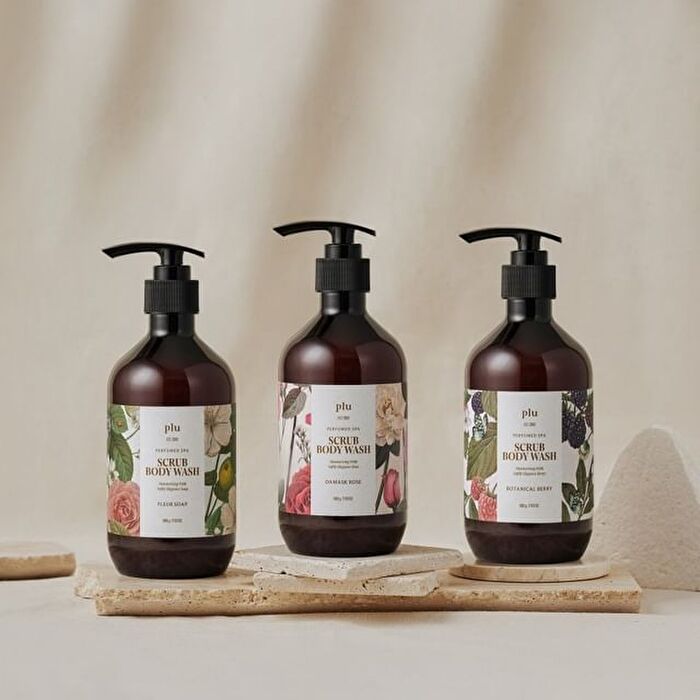 Perfumed Spa Scrub Body Wash - 3 Types - Damask Rose