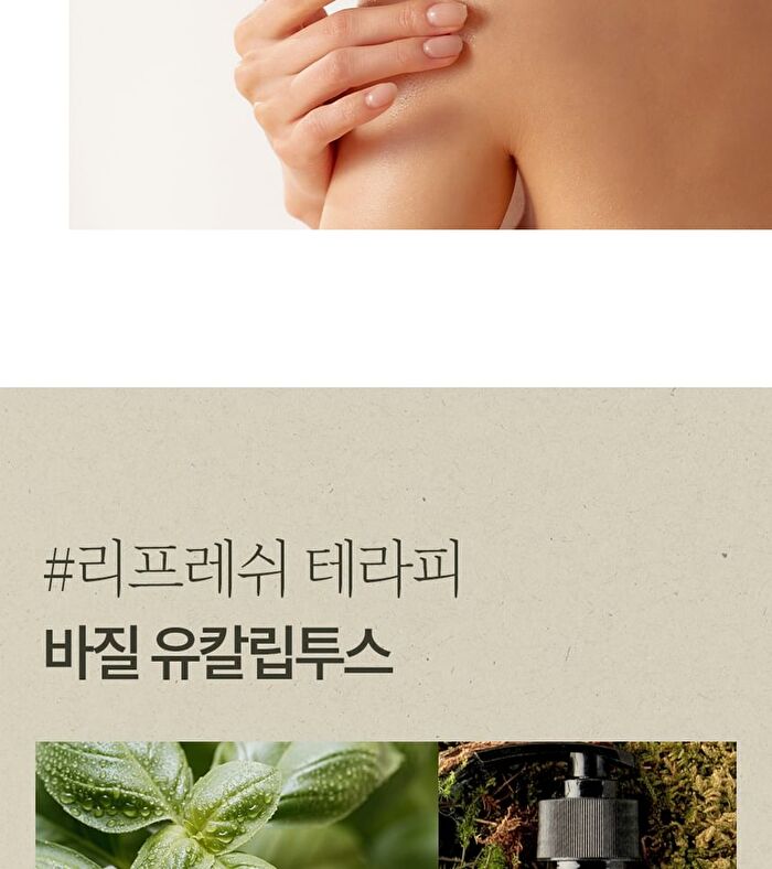 Therapy Body Wash - 3 Types - Basil Eucalyptus