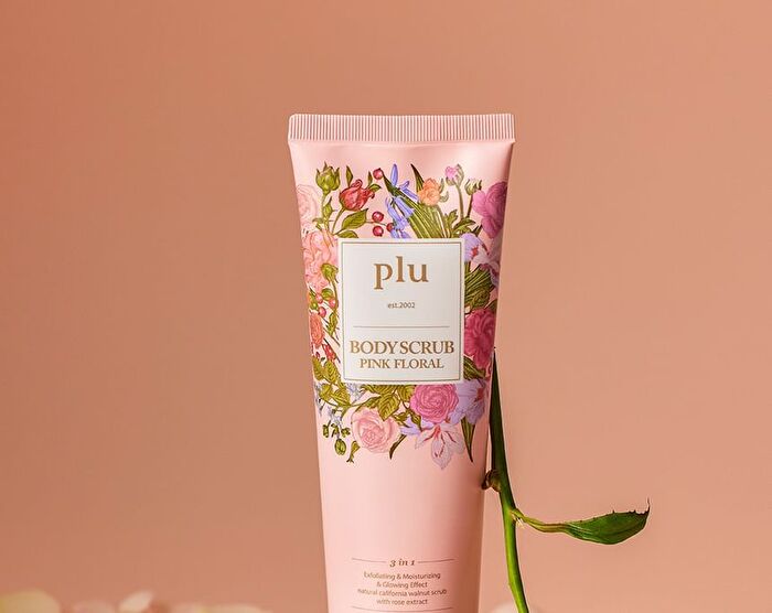 Pink Floral Body Scrub Set - 2 pcs