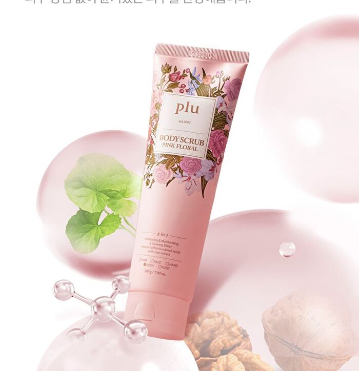 Pink Floral Body Scrub - 200g