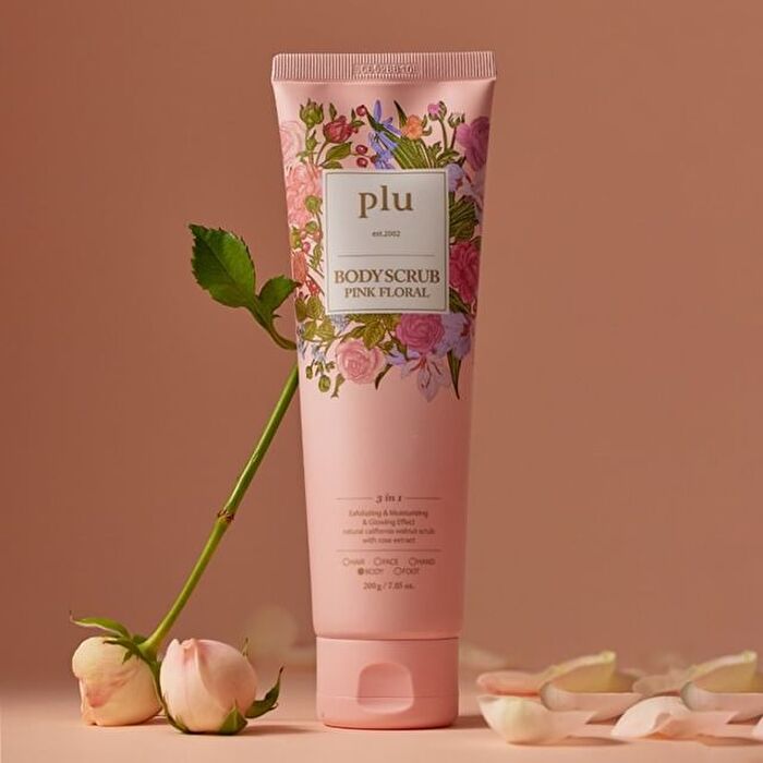 Pink Floral Body Scrub - 200g