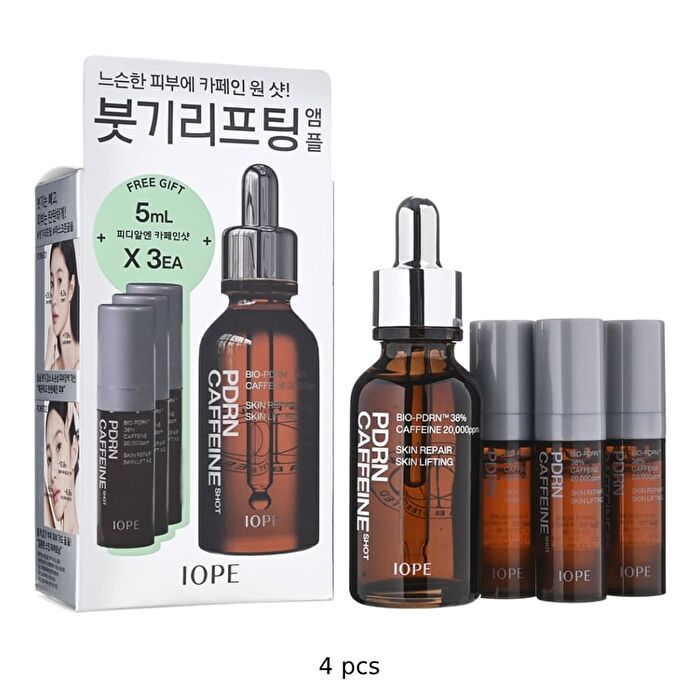 Iope PDRN Caffeine Shot Special Set - 2025 Summer Version - 4 pcs