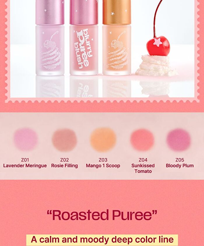 Blurry Puree Blush - 13 Colors - #F05 Steam Milk