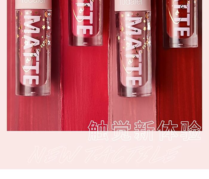 Velvet Matte Liquid Lipstick  - 12 Colors - 01# Smoky Rose - 3.5g
