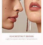 Pearlescent Mirror Liquid Lip Gloss - 8 Colors - 01# Chestnut Brown - 3.5g