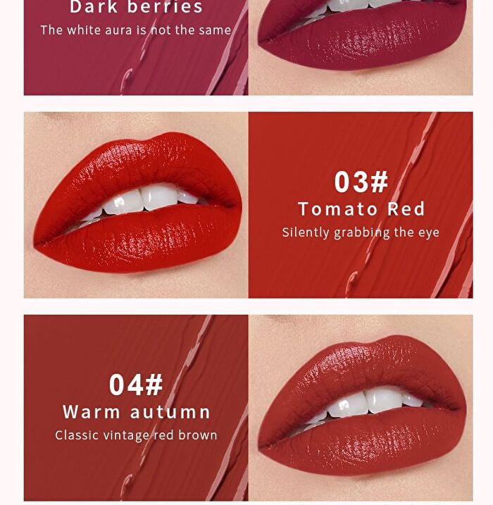 Pearlescent Mirror Liquid Lip Gloss - 8 Colors - 01# Chestnut Brown - 3.5g