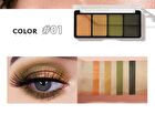 Matte Quad Eyeshadow Palette - 10 Types - 03#  - 1.5g